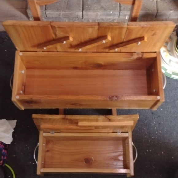 Two set of hand made pine boxes - Picture 4 of 5